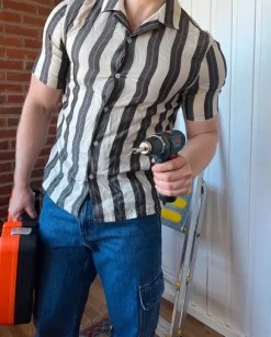 Randig skjorta