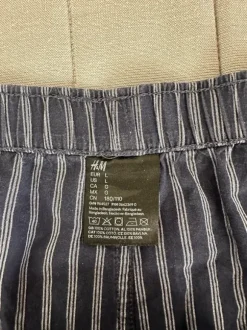 Randiga pyjamasshorts
