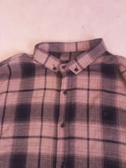 Raymen snygg flanellskjorta med flera alternativ för ärmarna