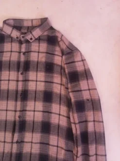 Raymen snygg flanellskjorta med flera alternativ för ärmarna