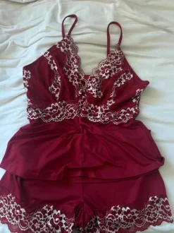 Röd intimissimi pyjamas set