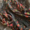 Red and Black Rose Lace dress