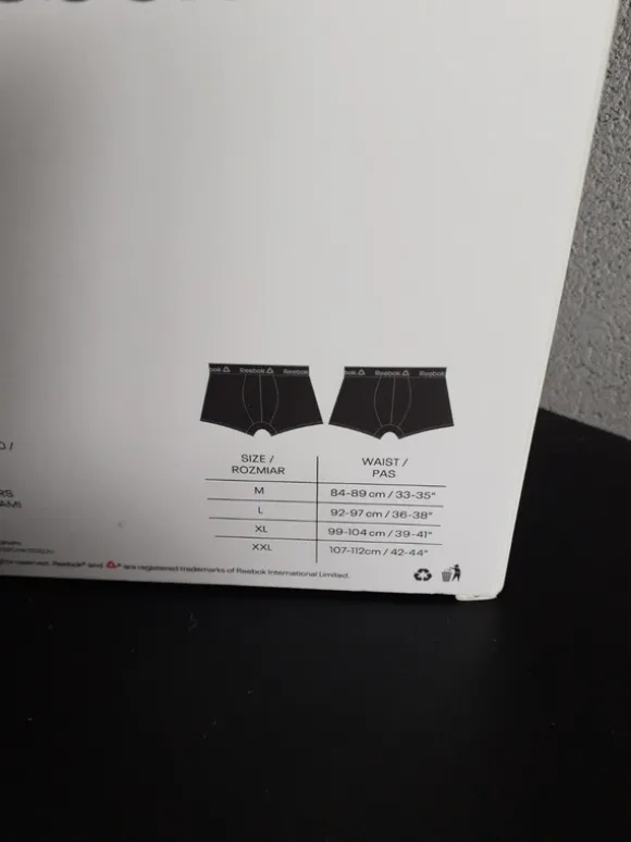 Reebok bokserki