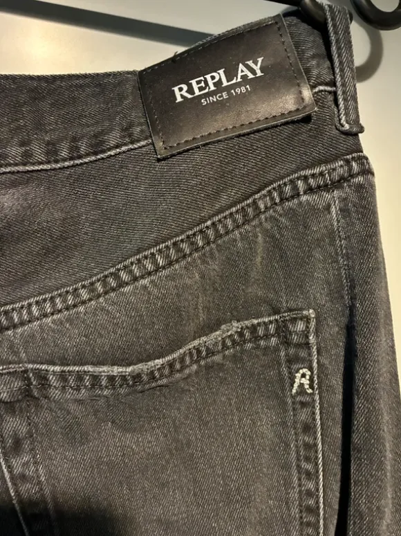 Replay baggy boyfriend Boxfit jeans dame