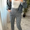 Reserved spodnie vichy kratka gingham wysoki stan 38 nowe z metką