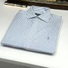 RLS-1670X koszula Ralph Lauren w stylu old money, białe paski, 100% cotton, biurowa, elegancka