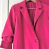 Rosa kostym från Boohoo i strl 38