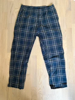 Rutiga flanellbyxor