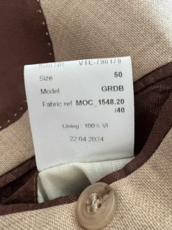 Sand double bottom jacket from Mond