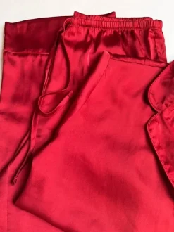 Satynowa piżama h&m