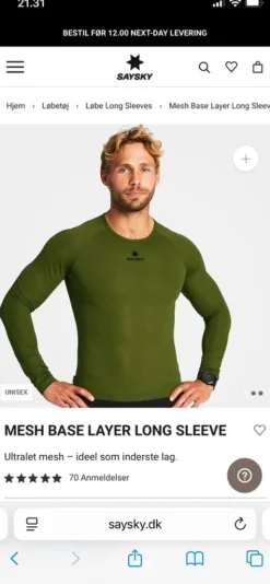 Saysky Mesh Base Layer