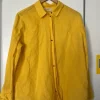 Scotch&Soda / Maison Scotch/ men's shirt in sunny color, linen + cotton, size XL