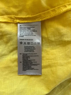 Scotch&Soda / Maison Scotch/ men's shirt in sunny color, linen + cotton, size XL