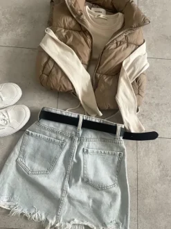 Secik spódniczka Bershka + bluzka Pull&Bear XXS/XS stan idealny