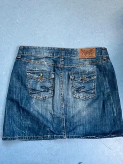 sej mini denim-nederdel