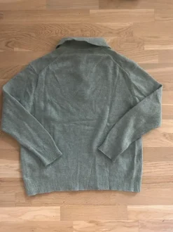 Selected men polo merino wool