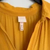 Senapsgul klänning H&M