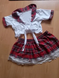 Sexy uczennica komplet M/L