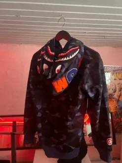 Shake hoodie blue camo men’s