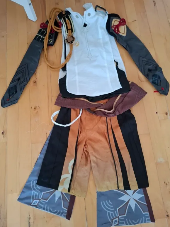 Shikanoin Heizou DokiDoki SR Genshin Impact cosplay + wig