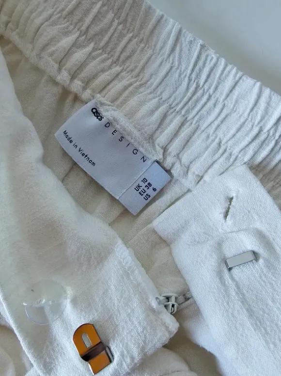 Shorts linneblandning