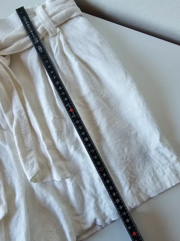 Shorts linneblandning