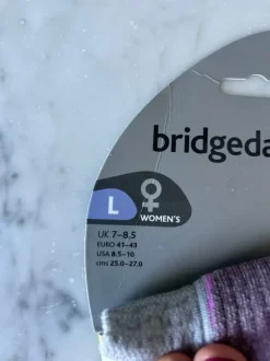 Size 41-43 Bridgedale Ultra Light Women’s warm weather walking/hiking socks