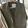 Skøn jakke i khaki grøn