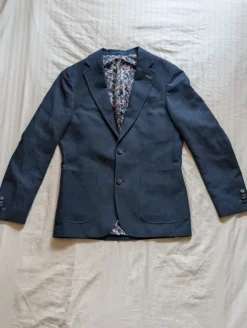 Slimfit Linneblend Kostym från Dressman