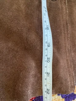 Smuk 70er Ruskindsnederdel - 70s suede skirt vintage