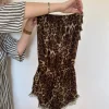 Smuk leopard printet buksedragt