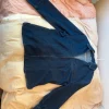 Smuk zip up denim jakke/bluse