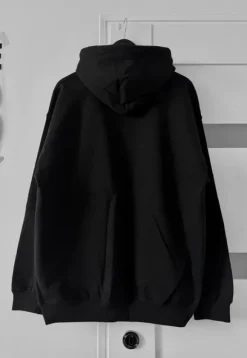 Snatched Black Boxy Oversized PunkRock Y2k 00’ Goth Alternative Swag Opium Hoodie