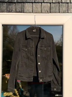 Sort cowboyjakke
