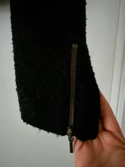 Sort cropped jakke fra Bon’A Parte 🖤 (str. 36 / S)