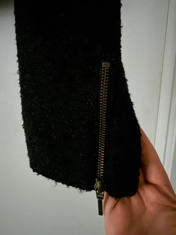 Sort cropped jakke fra Bon’A Parte 🖤 (str. 36 / S)