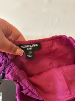 Spódnico-spodenki fioletowe falbanki 38 mini skirt shorts purple shorts