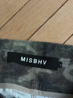 Spódniczka mini skirt misbhv moro camo monogram aesthetic y2k opium
