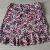 Spódniczka mini w kwiaty z falbankami Pull & Bear rozm. S