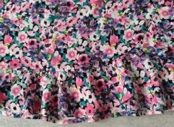 Spódniczka mini w kwiaty z falbankami Pull & Bear rozm. S