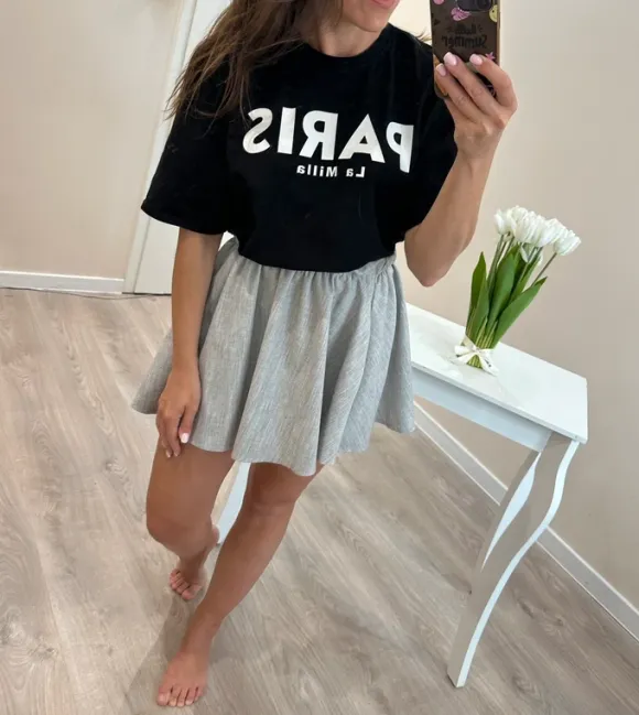 Spódniczka szara s