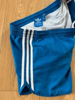 Spodenki bokserki Adidas vintage niebieski M