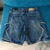 Spodenki loose dżinsowe Cropp star streetwear jeans baggy