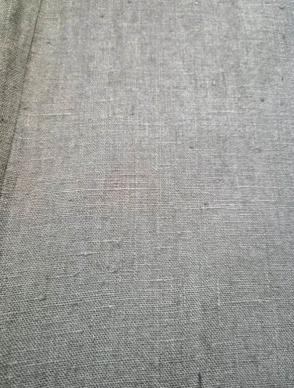 Spodnie damskie z szerokimi nogawkami khaki lniane zwiewne 100% len TATUUM r. S