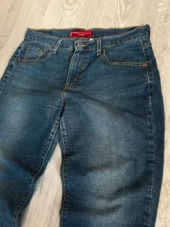 Spodnie dżinsowe dżinsy dzwony levis 515 bootcut flared jeans washed denim vintage y2k sk8
