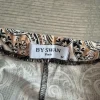 Spodnie dzwony boho wzór paisley By Swan Paris flared pants vintage vibe hippi M 38