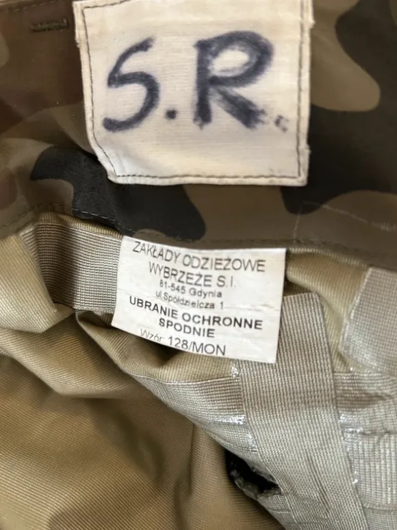 Spodnie Goretex MON | wojskowe, wodoodporne, moro