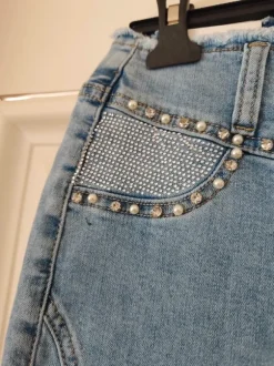 Spodnie jeans dzwony mała M