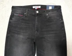Spodnie jeansy damskie Tommy Hilfiger Sylvia High Rise Super Skinny Ankle 32/32 czarne