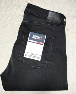 Spodnie jeansy damskie Tommy Hilfiger Sylvia High Rise Super Skinny Ankle 32/32 czarne